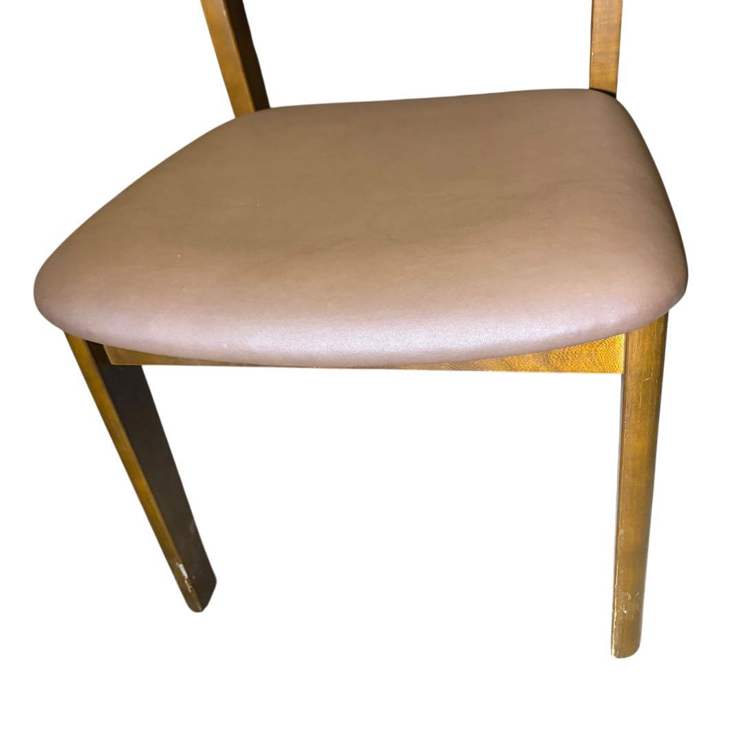 極美品 飛騨産業 ダイニングチェア キツツキマーク 2脚セット①