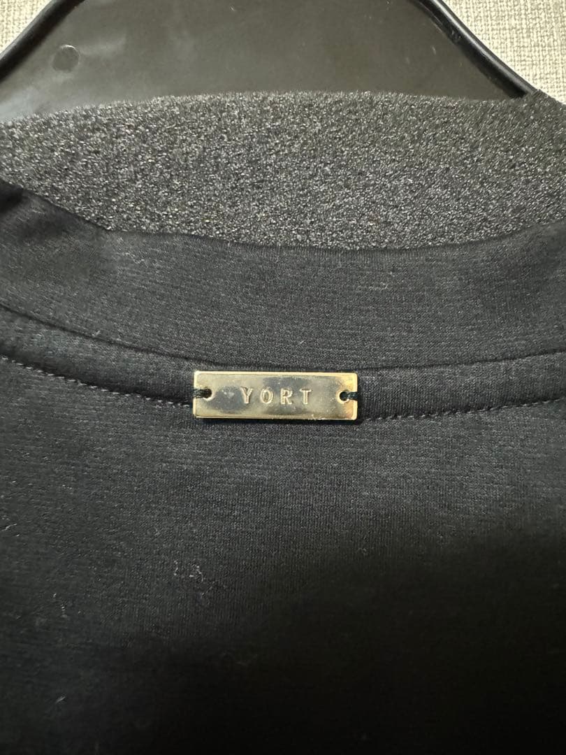 ヤマダヤ YORT 【２wayストレッチ】ドロストカットワンピース 半袖ワンピ