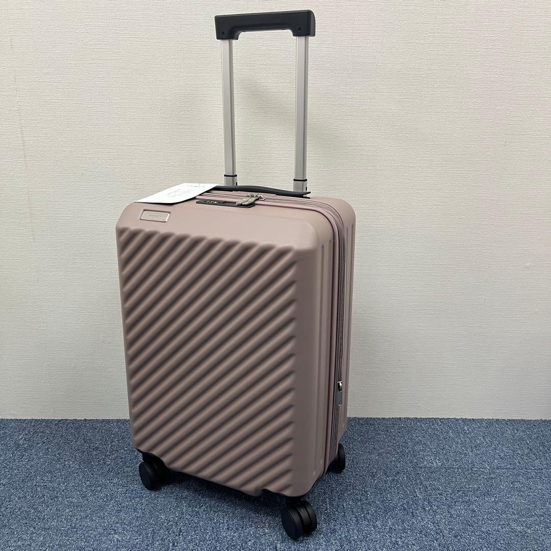 EXACT スーツケース 機内持込可 37/44L 拡張式 TSロック ピンク