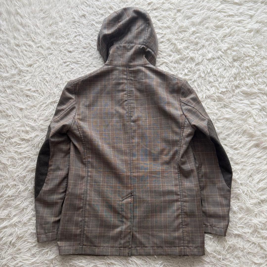 【ジュンヤワタナベマン】AD2009 ジャケット フード　エルボーパッチ　XS