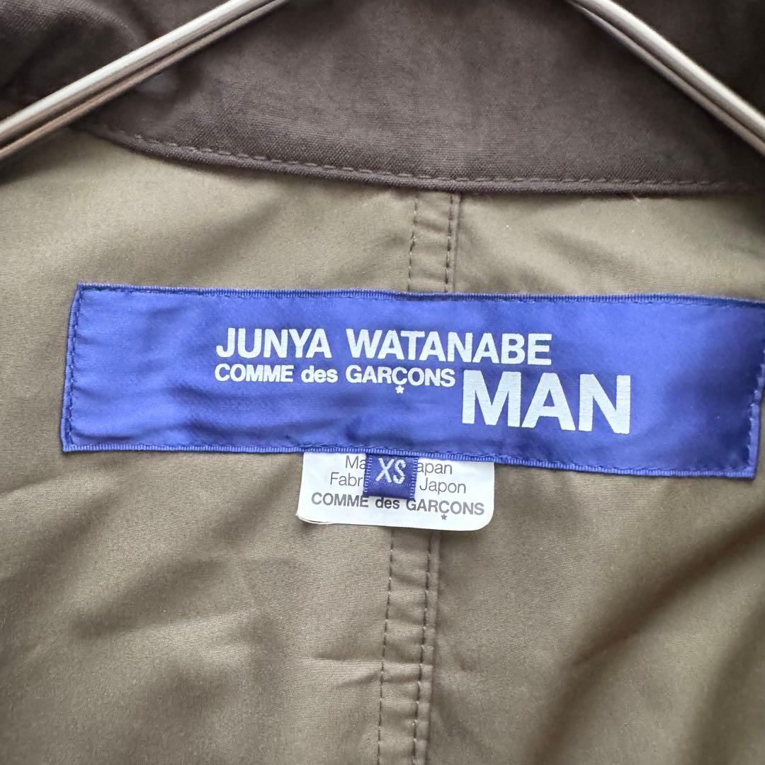 【ジュンヤワタナベマン】AD2009 ジャケット フード　エルボーパッチ　XS