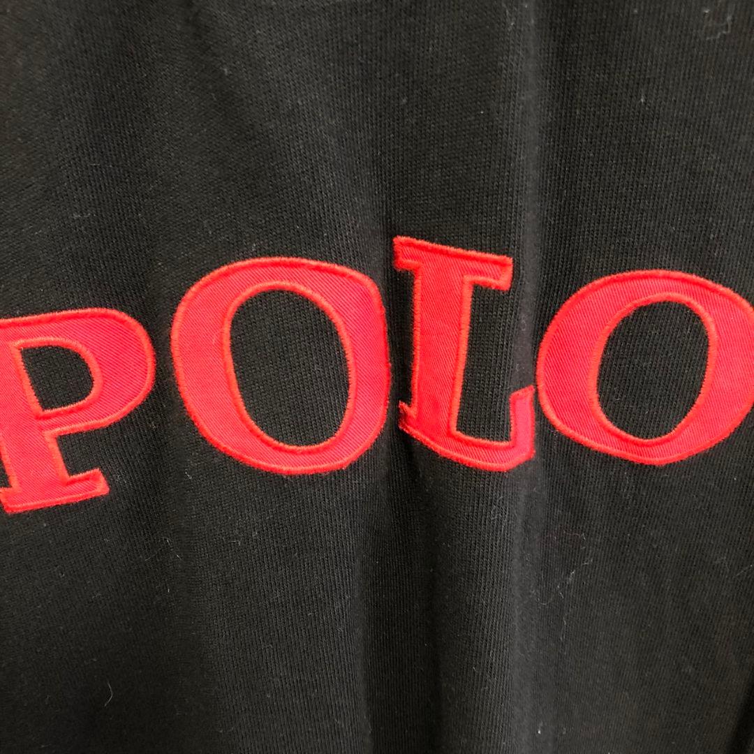 Polo　ポロラルフローレン　ポロベア　刺繍　ラガーシャツ　ポロシャツ　L