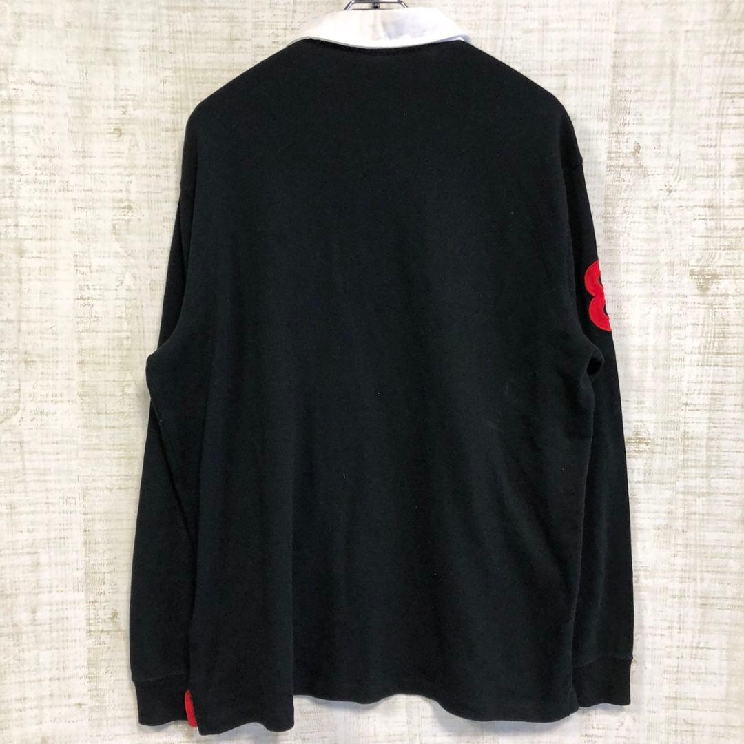 Polo　ポロラルフローレン　ポロベア　刺繍　ラガーシャツ　ポロシャツ　L