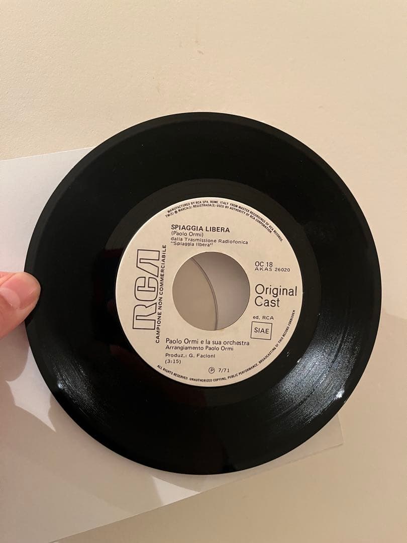 イタリア　サントラ盤　レアEP 須永辰緒　松浦俊夫　ニコラコンテ　FPM