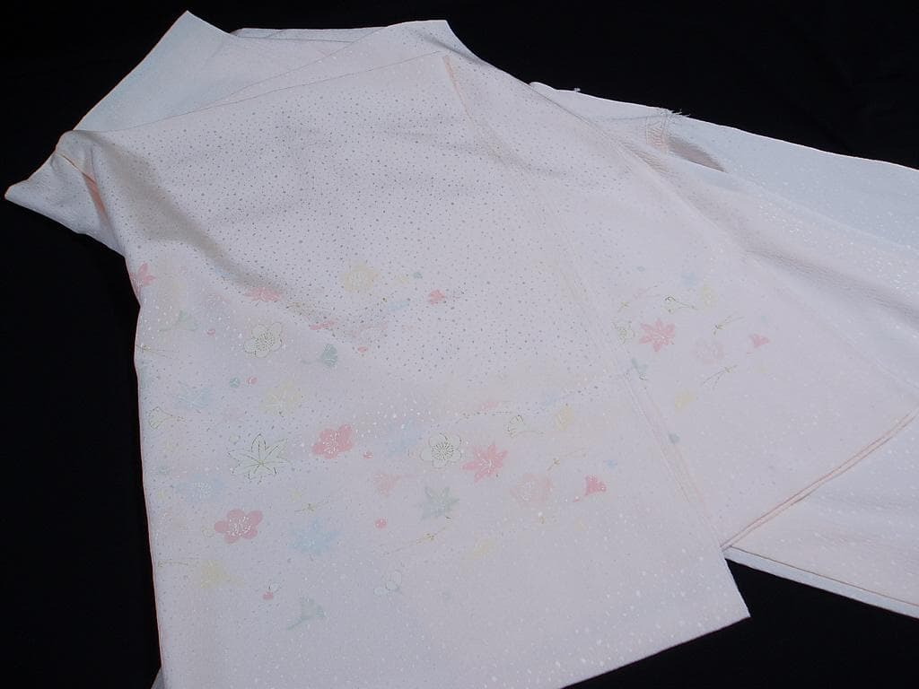 【hirotan】25◆全て正絹未使用未仕立て品長襦袢振袖用等16点!