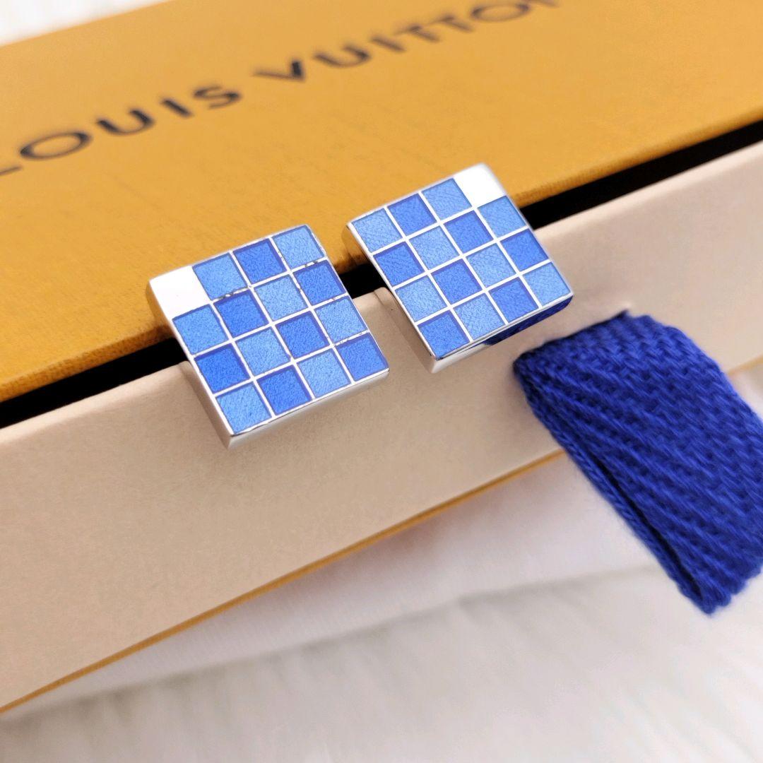 ✨新品級✨ ルイヴィトン カフリンクス　ブトンドゥマンシェットダミエ カフス