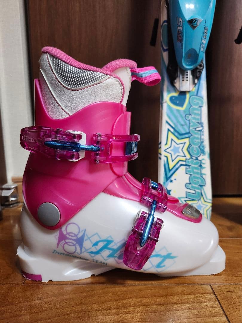 マルロク0226　スキー板　110cmブーツ20cmストック85cm