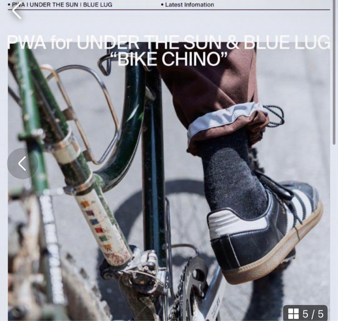 PWA BIKE CHINO カジュアルサイクルパンツ