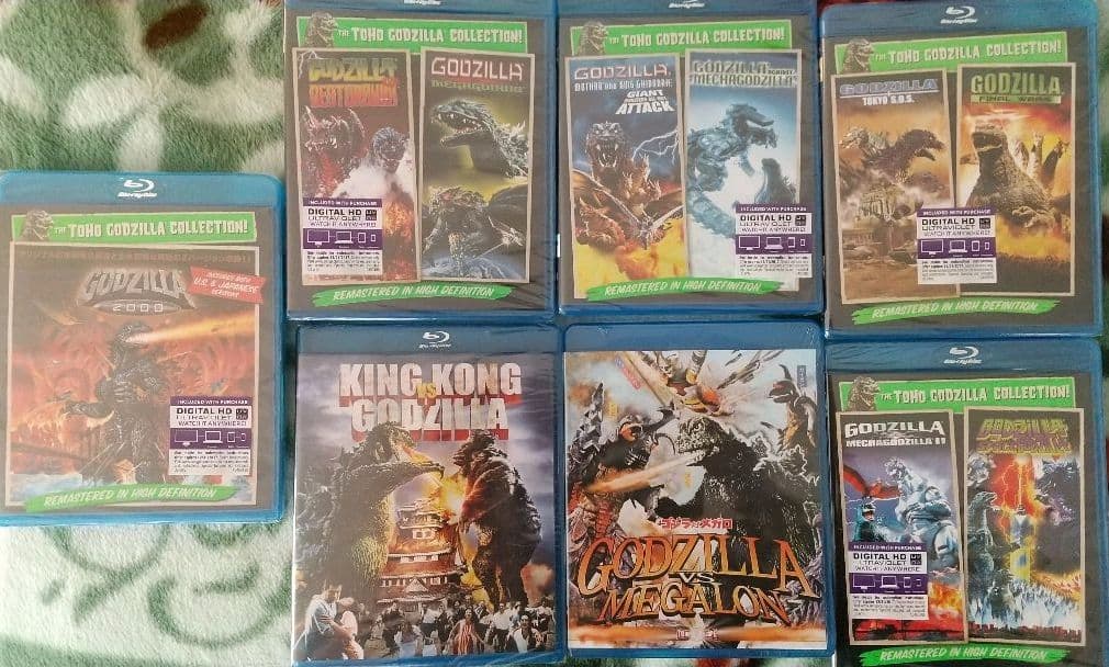 ゴジラ ガメラ 22作品 ブルーレイ 海外版 未開封品