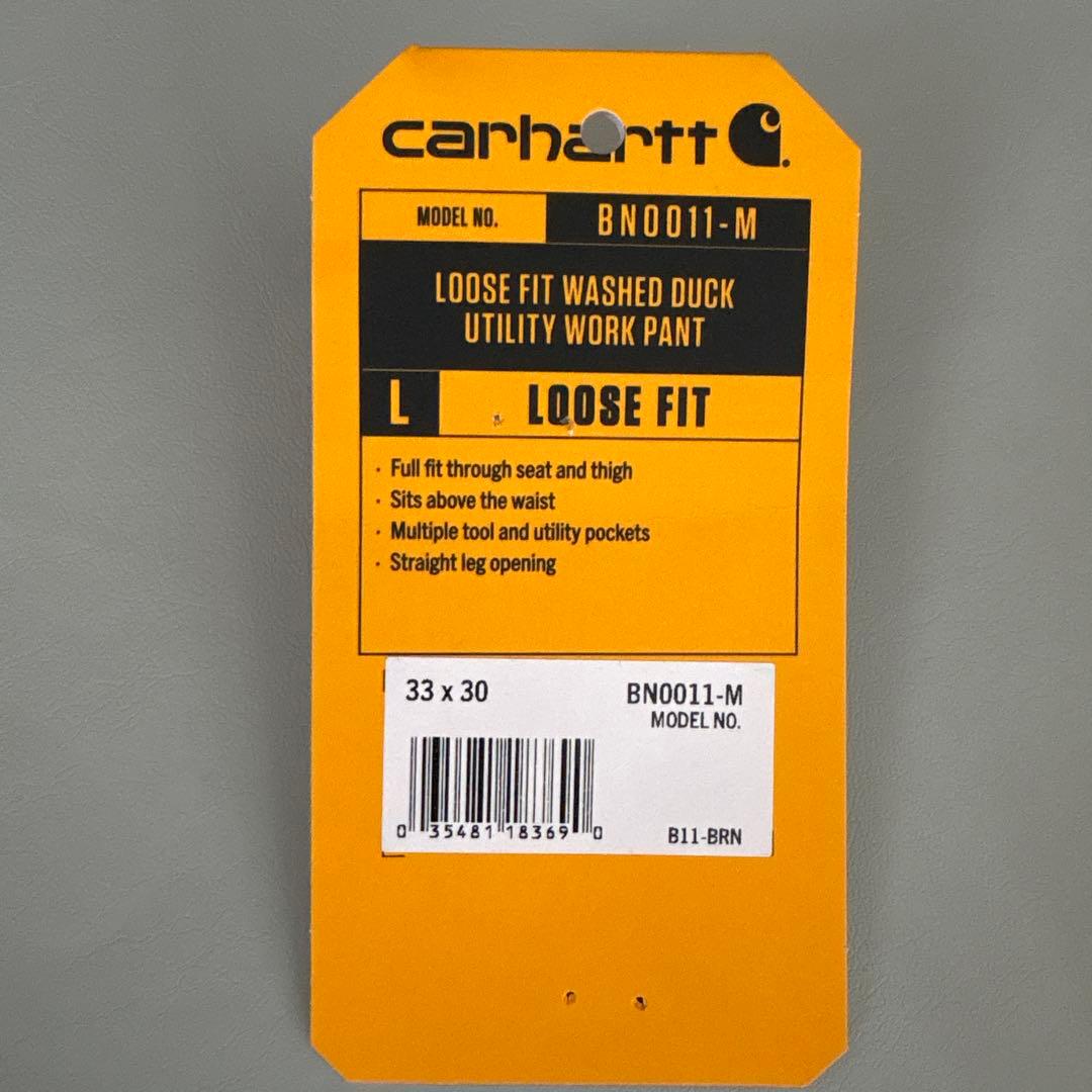 33×30 Carhartt B11 Washed Duck WorkPants