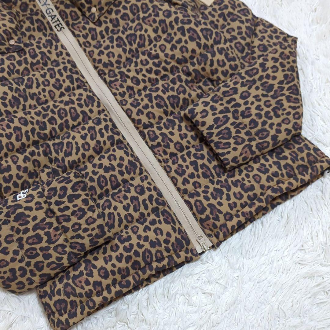未使用級 パーリーゲイツ 2 近年モデル 4way ダウンジャケット レオパード