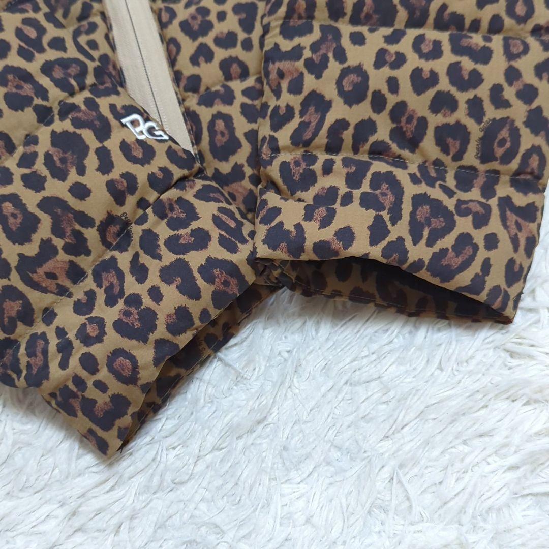 未使用級 パーリーゲイツ 2 近年モデル 4way ダウンジャケット レオパード