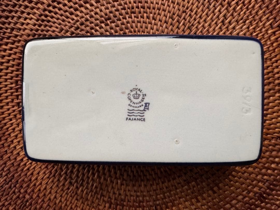 【新品未使用】ロイヤルコペンハーゲン テネラ バターケース 食器陶器 デンマーク