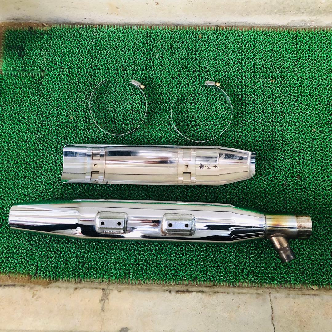 スクリーミンイーグル ハーレーFLSTF スリップオンマフラー クローム