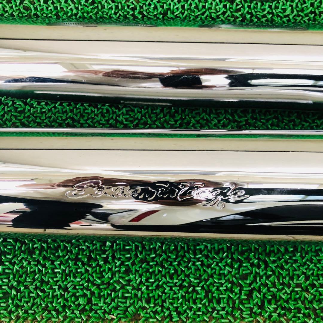 スクリーミンイーグル ハーレーFLSTF スリップオンマフラー クローム