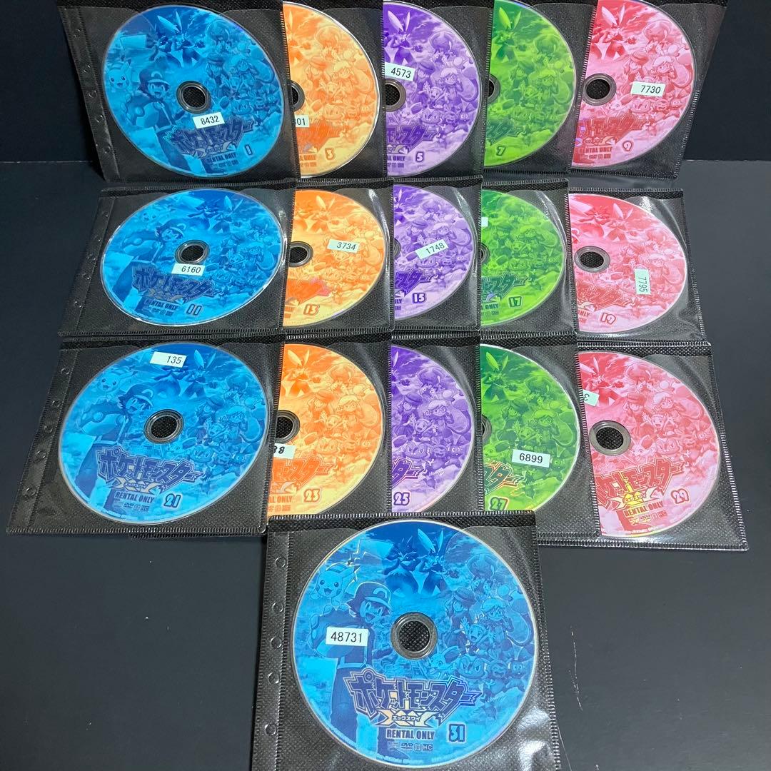 ポケットモンスターXY TVシリーズ レンタルDVD アニメ 全巻完結セット