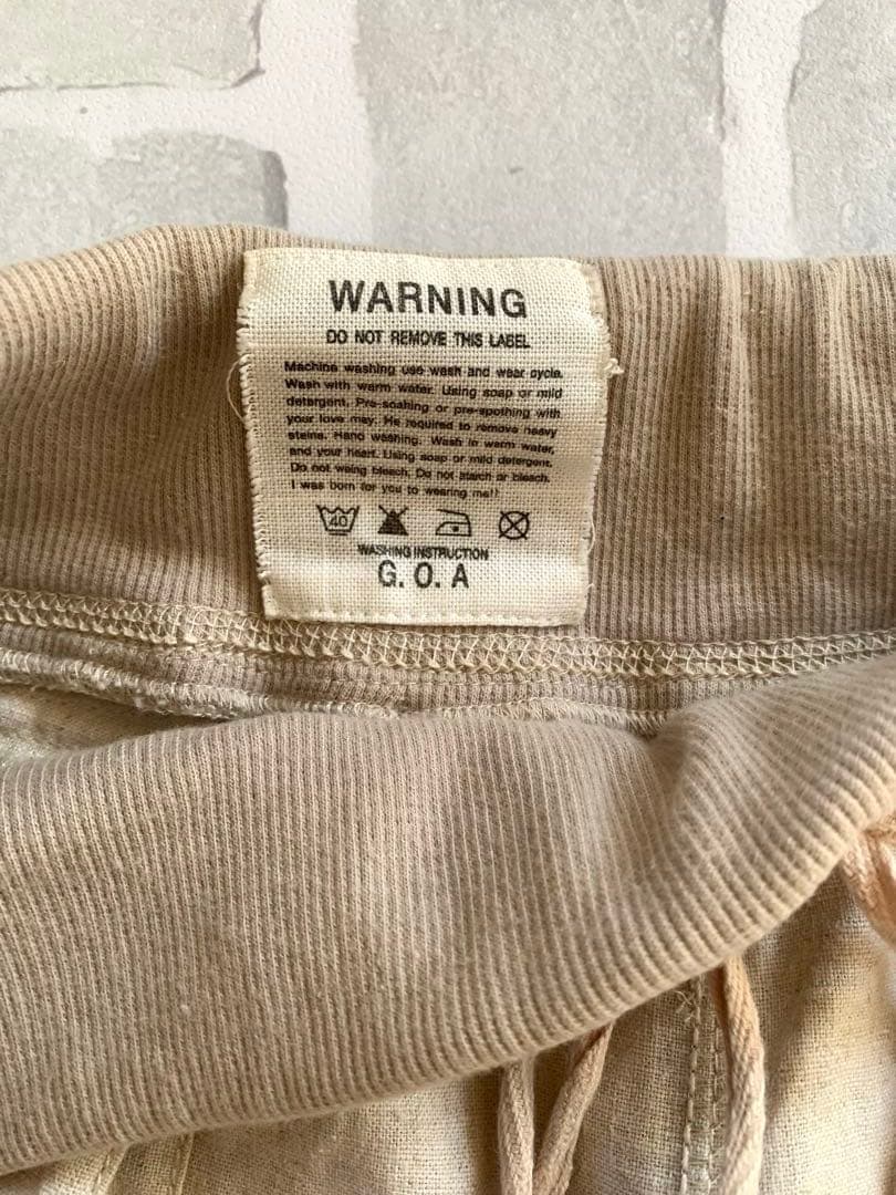 goa ミリタリー カーゴパンツ ベージュ FREE