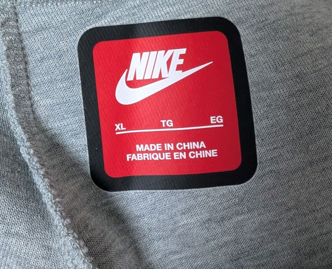 ナイキ テックフリース 復刻 セットアップ XL グレー