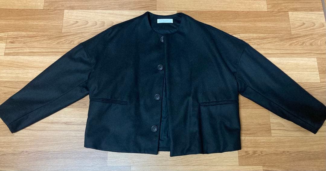 SETTO ショート丈ジャケット ブラック