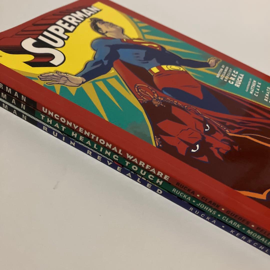 アメコミ・英語　3冊セット　スーパーマン　 グレッグ・ルッカ