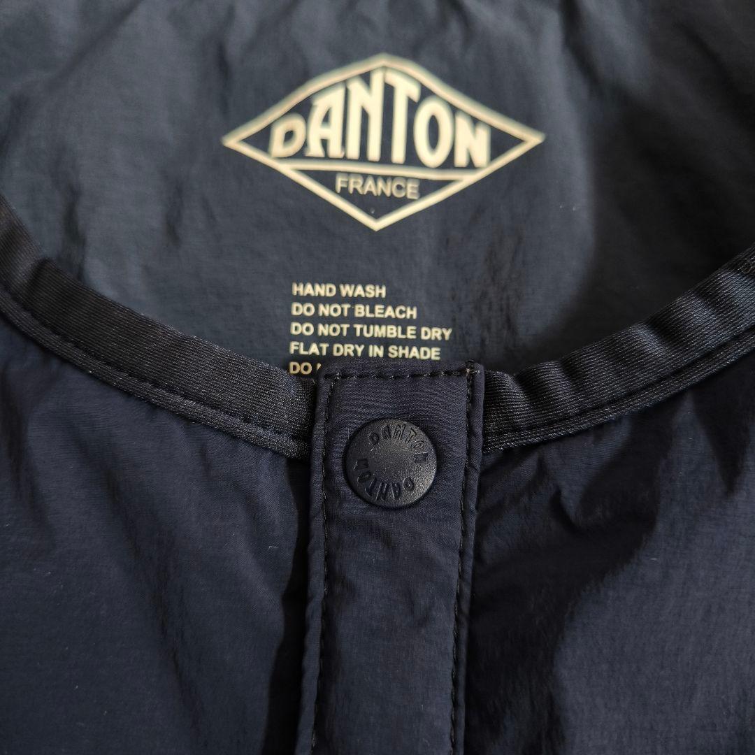 DANTON ナイロンベスト ネイビー プリマロフト インナーベスト