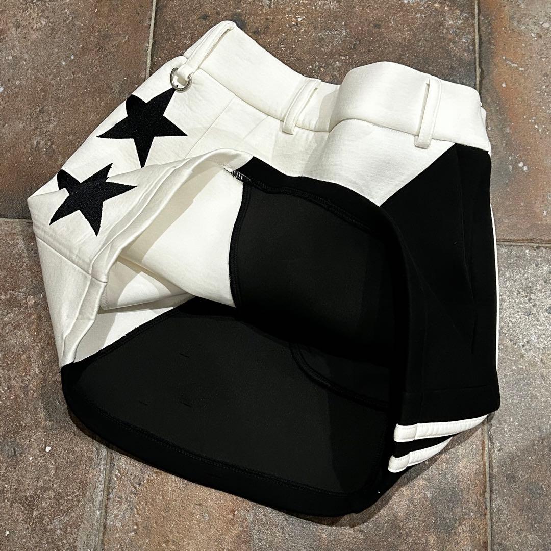 MIRROR9 セットアップ　ジャケット　スカート 星　ブラック　ホワイト