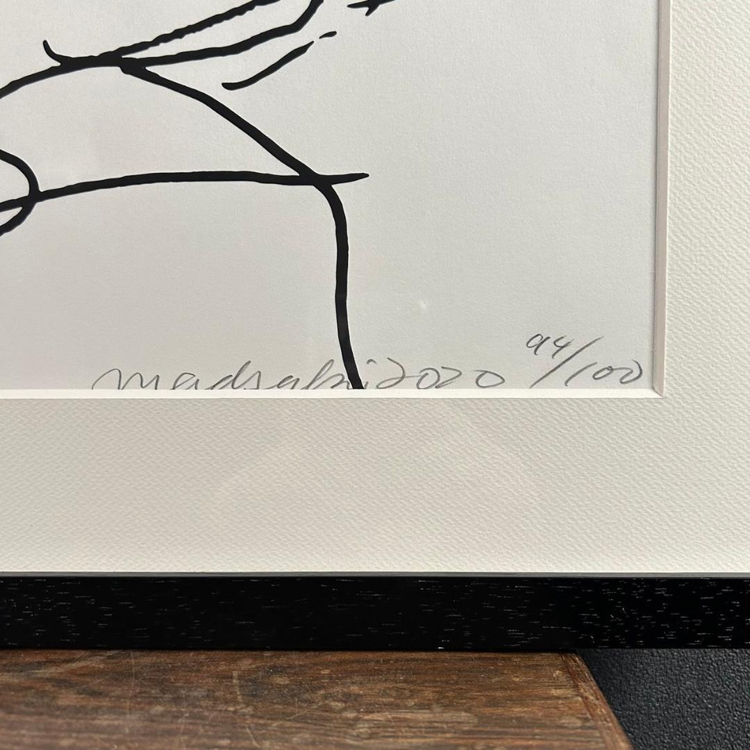 【最終値下げ】美品 MADSAKI「モナリザ Coffee～」シルクスクリーン