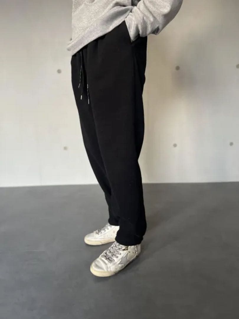 JULY NINE フリースパンツ2026AW完売商品 ブラックサイズＬタグ付き