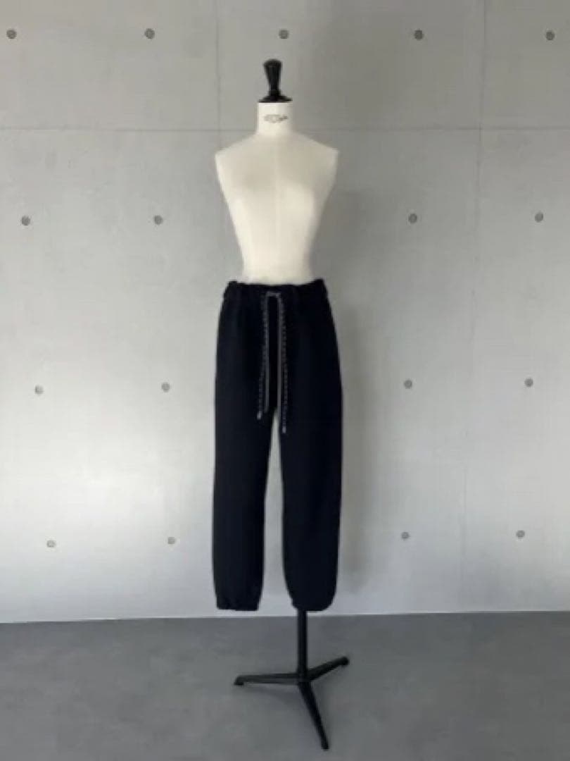 JULY NINE フリースパンツ2026AW完売商品 ブラックサイズＬタグ付き