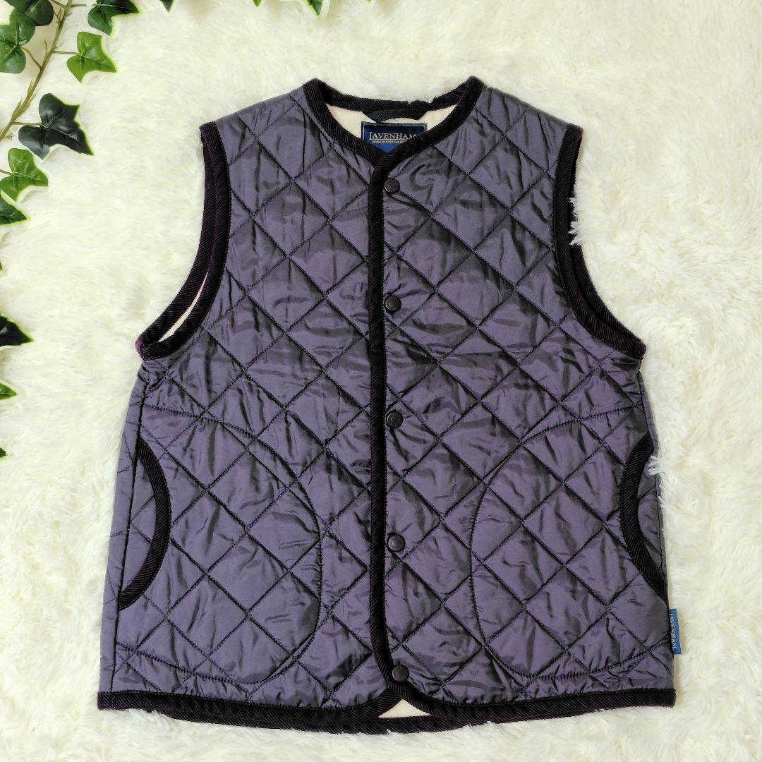 【美品】ラベンハム コクーン ソーンハム キルティングベスト ジレ レディースＭ