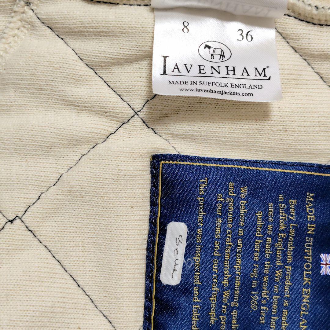 【美品】ラベンハム コクーン ソーンハム キルティングベスト ジレ レディースＭ