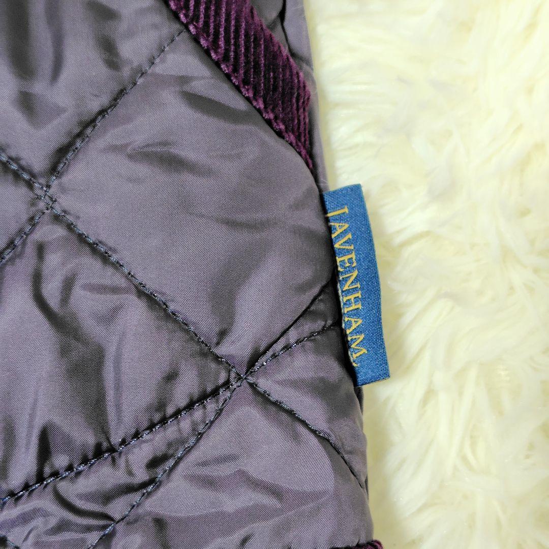 【美品】ラベンハム コクーン ソーンハム キルティングベスト ジレ レディースＭ