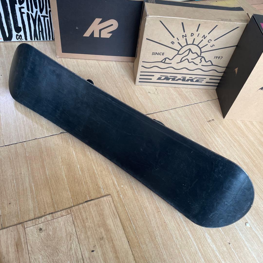 RECKLESS×ZUMAキッズスノーボード　未使用バイン付3点セット　100㎝