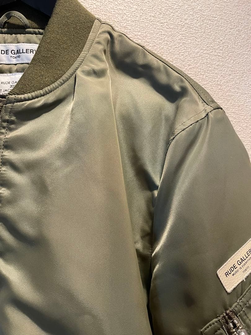 RUDE GALLERY MA-1 フライトジャケット オリーブ