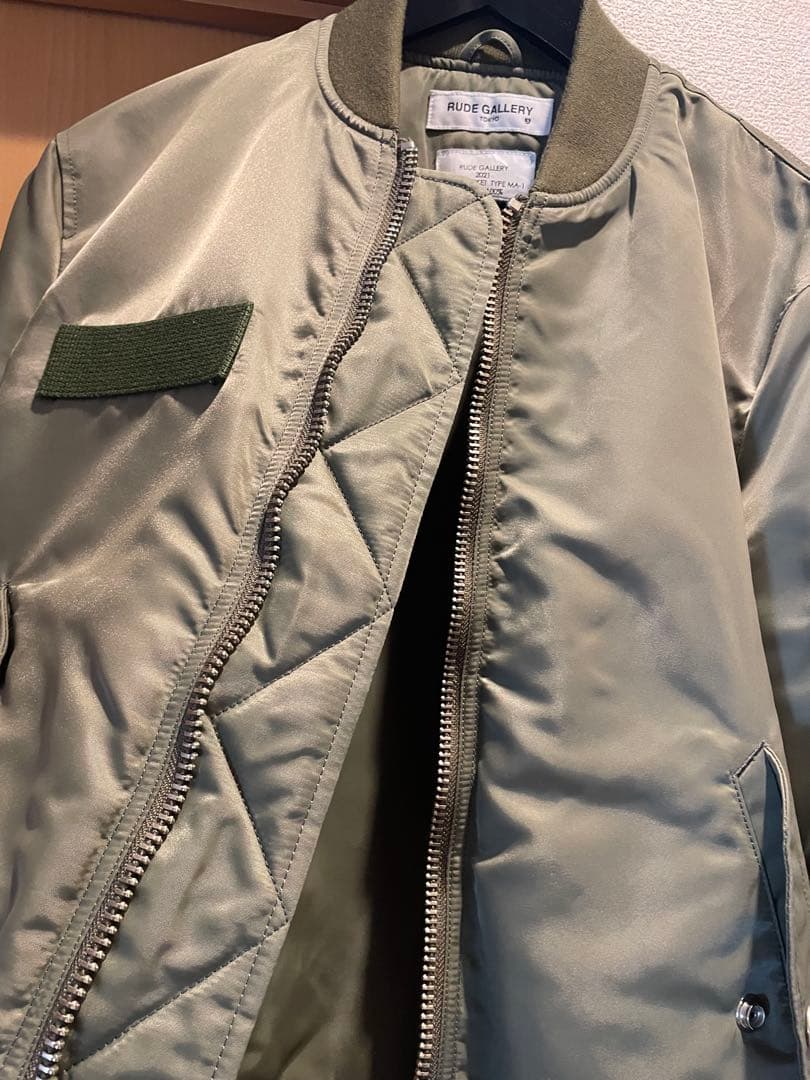 RUDE GALLERY MA-1 フライトジャケット オリーブ