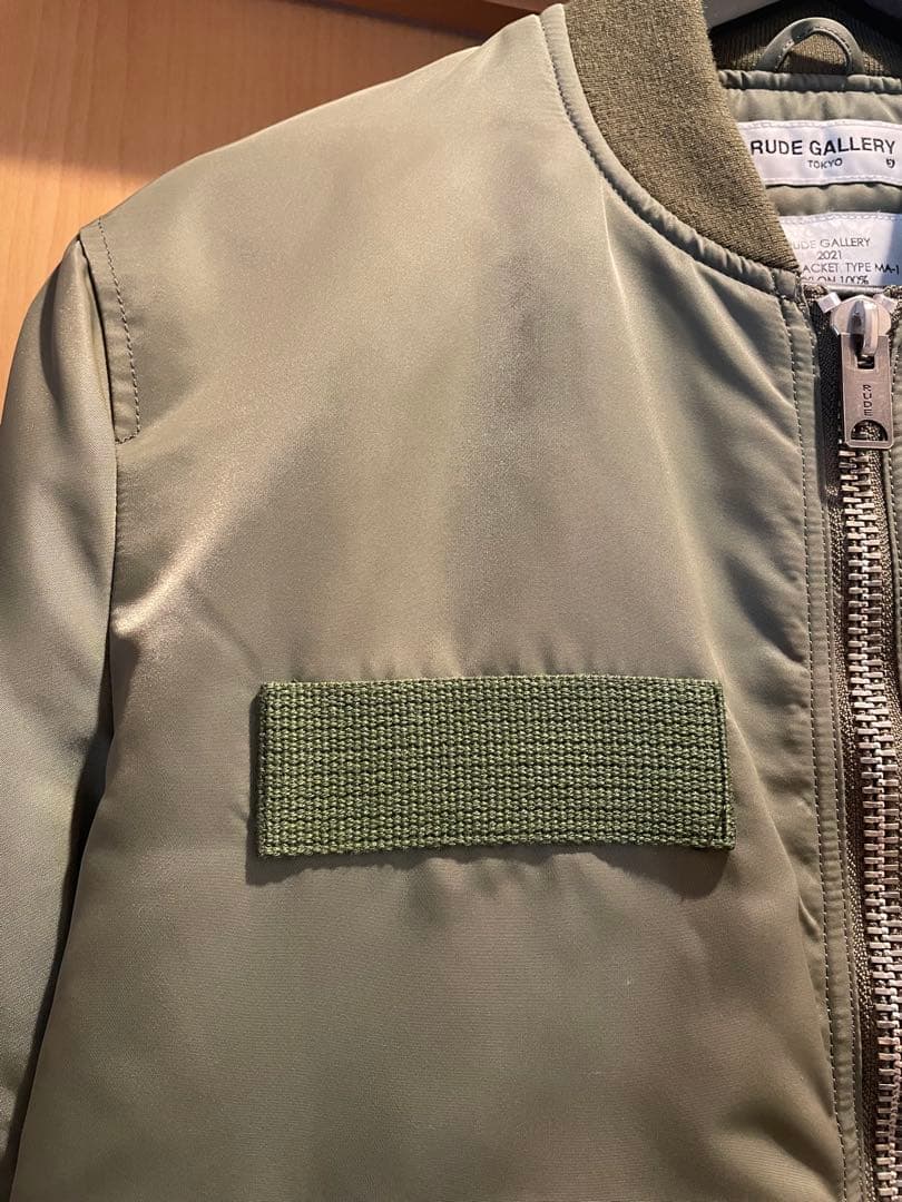 RUDE GALLERY MA-1 フライトジャケット オリーブ