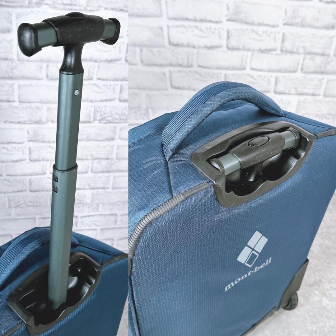 美品 モンベル ウィリーバッグ35 キャリーケース ネイビー 機内持込 廃盤