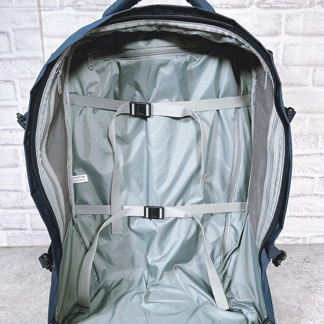 美品 モンベル ウィリーバッグ35 キャリーケース ネイビー 機内持込 廃盤