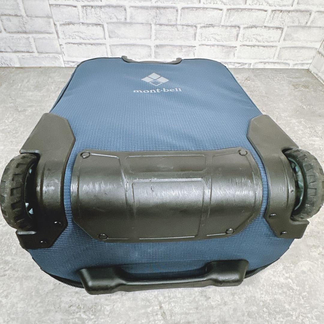 美品 モンベル ウィリーバッグ35 キャリーケース ネイビー 機内持込 廃盤