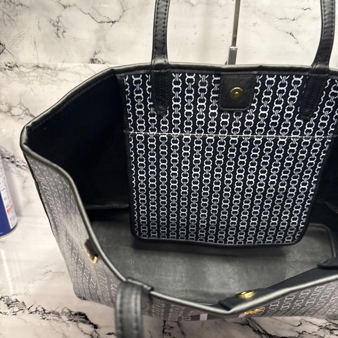 (美品)大人気、トリーバーチ、トートバッグ、大容量、A-4可、PVC地、人気色