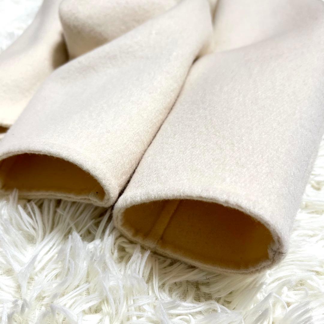 FOXEY カシミア100%Wフェイスジャケット　ショートコート　ショールカラー