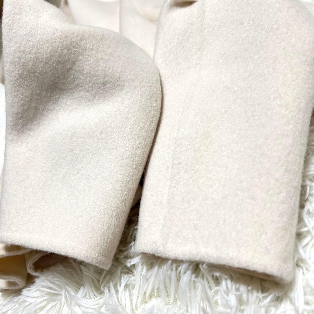 FOXEY カシミア100%Wフェイスジャケット　ショートコート　ショールカラー