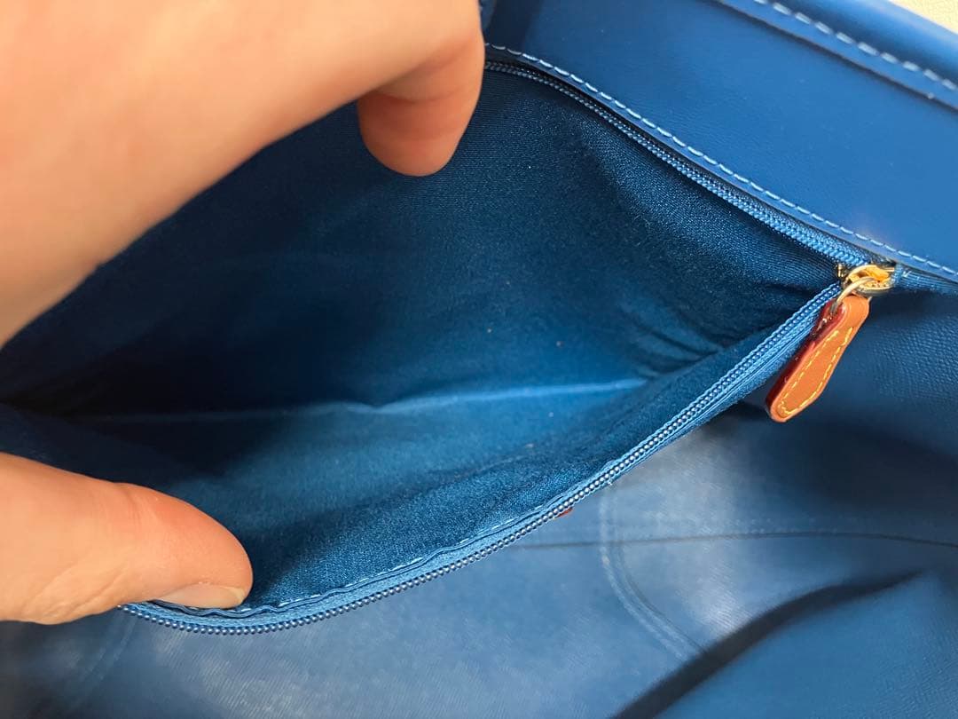 COACH コーチ　トートバッグ ベージュ/ブルー