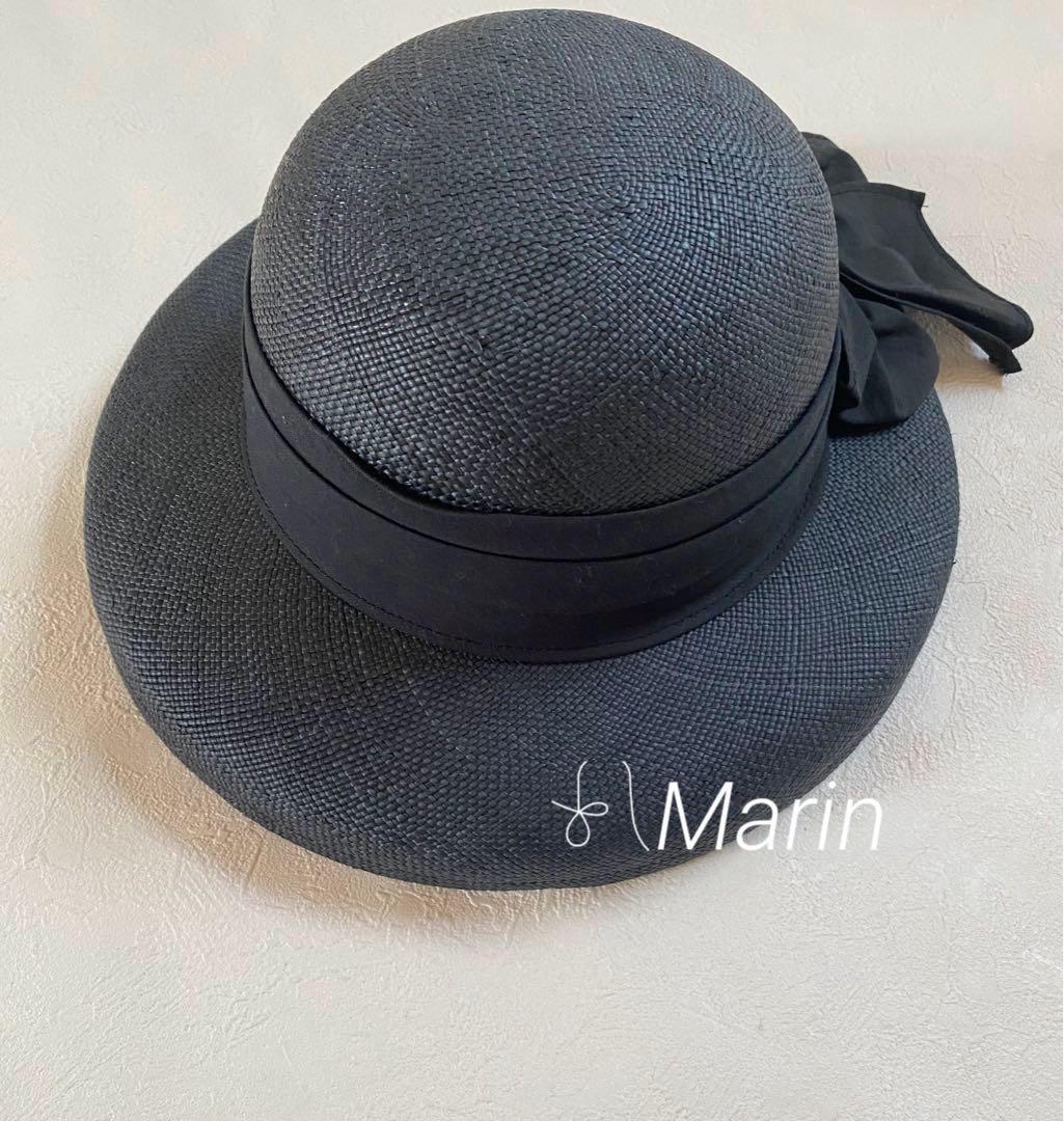 Maxim 高島屋　帽子　黒　夏用