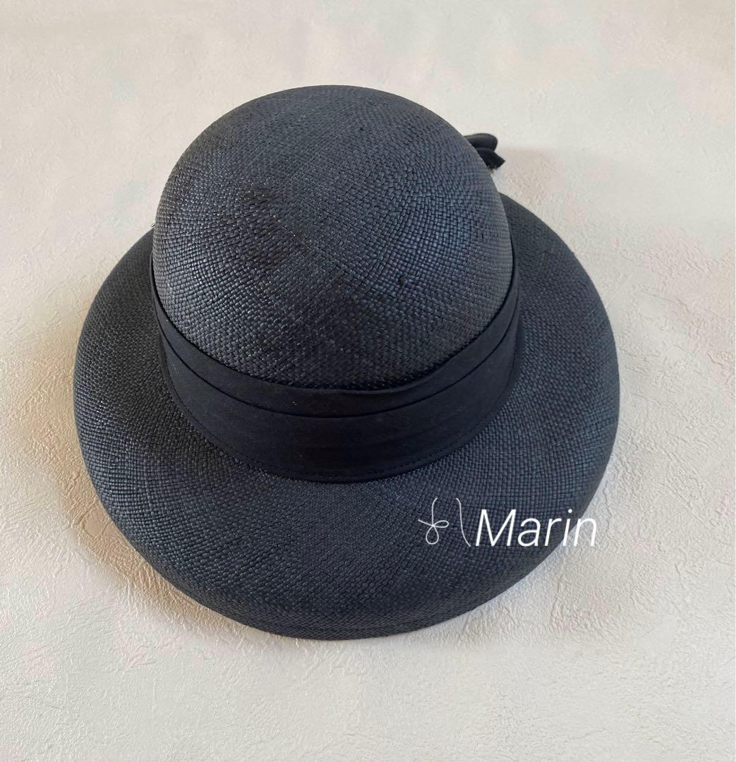 Maxim 高島屋　帽子　黒　夏用