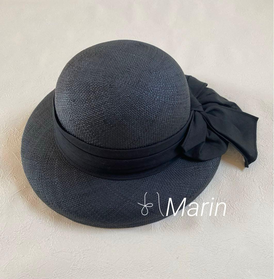 Maxim 高島屋　帽子　黒　夏用