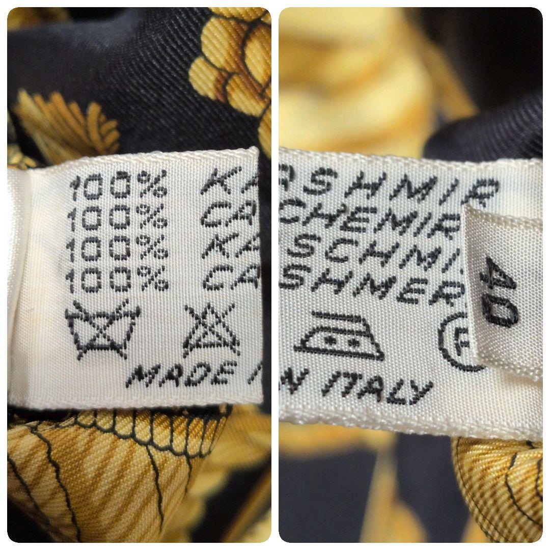 【美品】ヘルノ☆ロロピアーナ　カシミヤ100%　リアル　ファーコート　黒