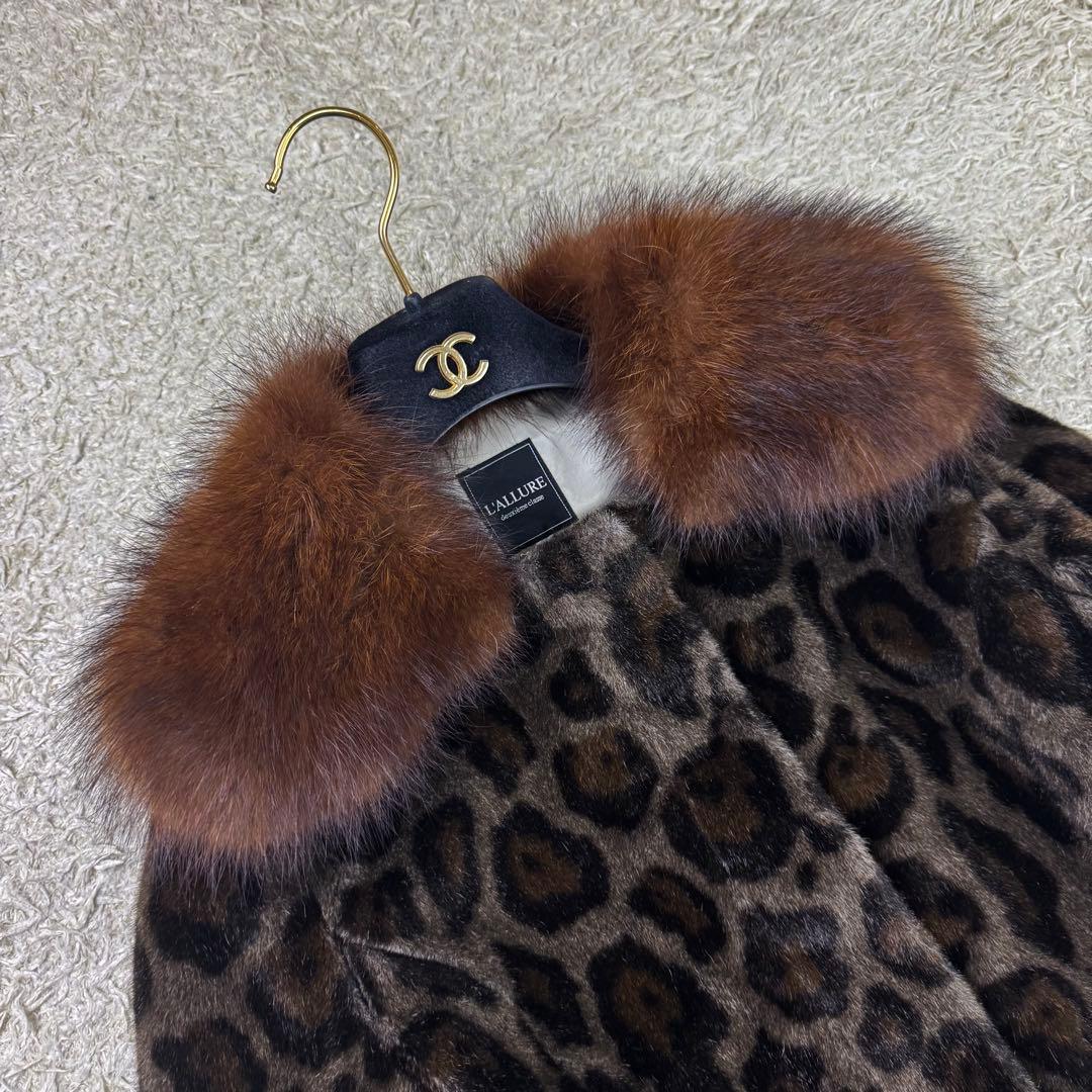 ドゥーズィエムクラス ファージャケット フィッシャー riri社 レオパード