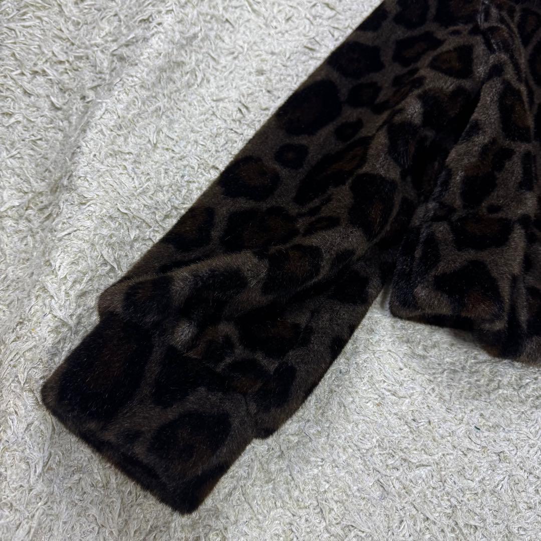 ドゥーズィエムクラス ファージャケット フィッシャー riri社 レオパード