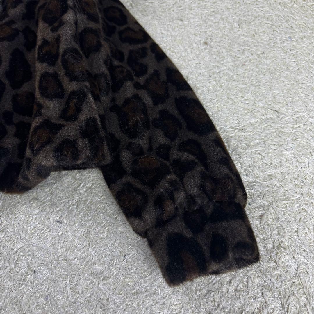 ドゥーズィエムクラス ファージャケット フィッシャー riri社 レオパード